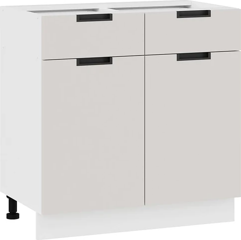 Изображение товара Шкаф-стол кухонный ТриЯ Гренада 1Н8Я1 (белый/холст мокко)