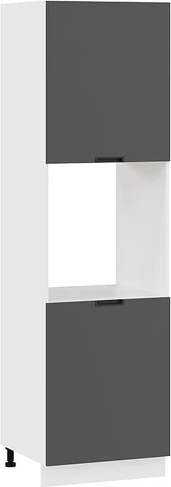 Изображение товара Шкаф-пенал кухонный ТриЯ Гренада 1П6 (белый/холст вулкан)