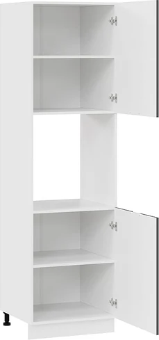 Изображение товара Шкаф-пенал кухонный ТриЯ Гренада 1П6 (белый/холст вулкан)