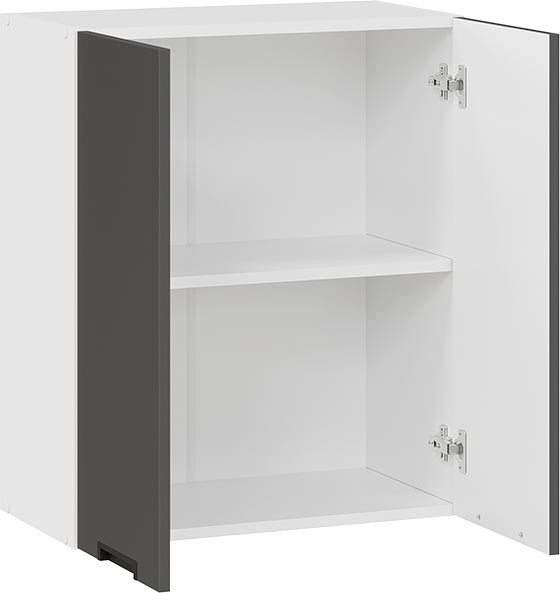 Изображение товара Шкаф навесной для кухни ТриЯ Гренада 1В6 (белый/холст вулкан)