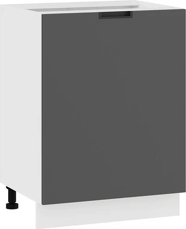 Изображение товара Шкаф-стол кухонный ТриЯ Гренада 1Н6 (белый/холст вулкан)