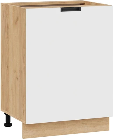 Изображение товара Шкаф-стол кухонный ТриЯ Гренада 1Н6 (дуб крафт золотой/холст белый)