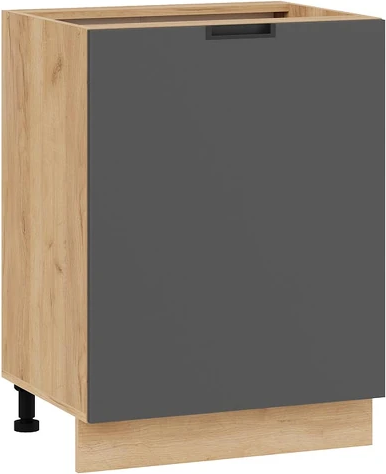 Изображение товара Шкаф-стол кухонный ТриЯ Гренада 1Н6 (дуб крафт золотой/холст вулкан)