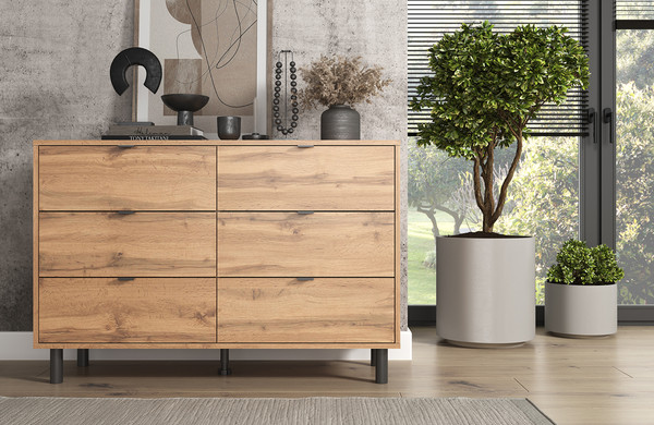 Изображение товара Комод Eligard Mone 6S (дуб вотан)