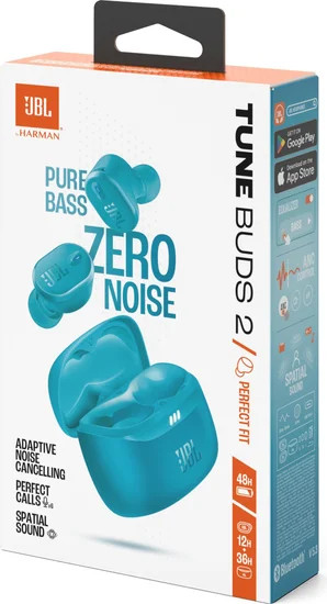 Изображение товара Беспроводные наушники JBL Tune Buds 2 (бирюзовый)