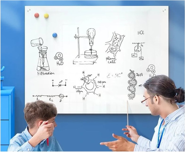 Изображение товара Магнитно-маркерная доска Deli 50045 (90x120, белый)