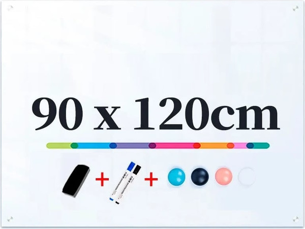 Изображение товара Магнитно-маркерная доска Deli 50045 (90x120, белый)