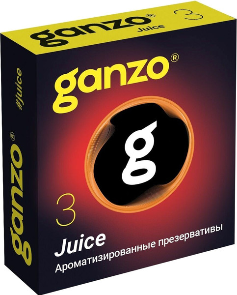 Изображение товара Презервативы Ganzo Juice ароматизированные (3шт)
