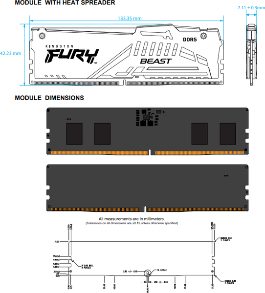 Изображение товара Оперативная память DDR5 Kingston KF560C30BBEAK2-16