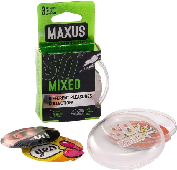 Изображение товара Презервативы Maxus AIR Mixed (3шт)