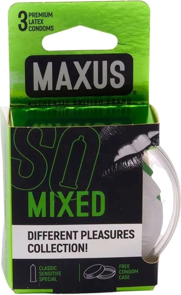 Изображение товара Презервативы Maxus AIR Mixed (3шт)
