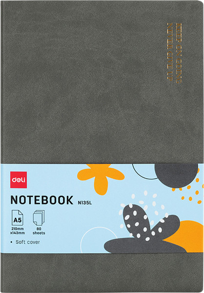 Изображение товара Ежедневник Deli N135L (80л, серый)