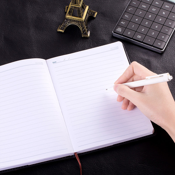 Изображение товара Ежедневник Deli 7911 (120л, черный/коричневый)