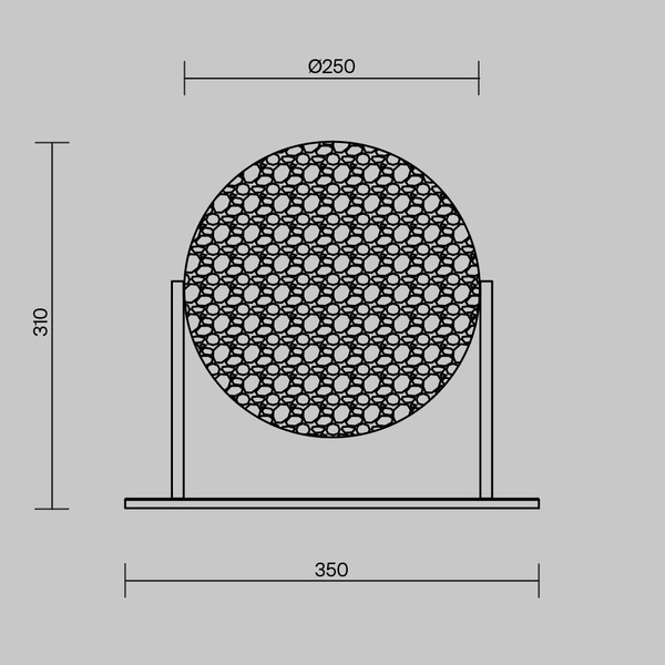 Изображение товара Прикроватная лампа Maytoni Mangata MOD387TL-L8CH3K