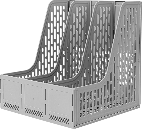 Изображение товара Лоток для бумаг Deli 9843 (серый)