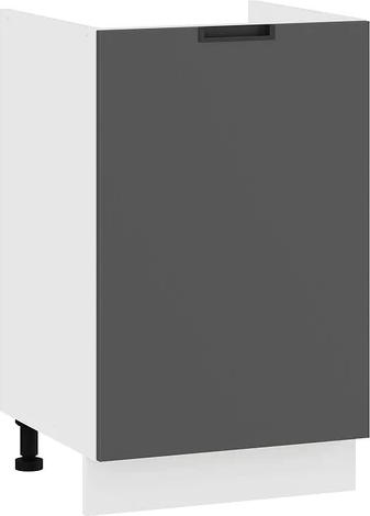 Изображение товара Шкаф под мойку ТриЯ Гренада 1Н5М (белый/холст вулкан)