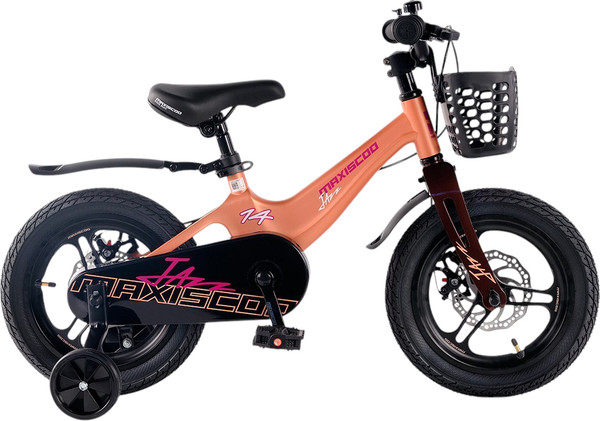 Изображение товара Детский велосипед Maxiscoo Jazz Pro 14 2025 / MSC-J1441P (пудра, разобранный, в коробке)