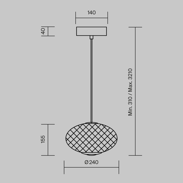 Изображение товара Потолочный светильник Maytoni Bruma MOD397PL-L10B3K