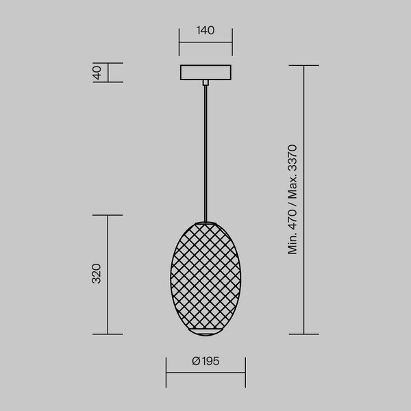 Изображение товара Потолочный светильник Maytoni Bruma MOD397PL-L14B3K