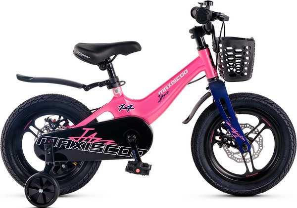 Изображение товара Детский велосипед Maxiscoo Jazz Pro 14 2025 / MSC-J1442P (розовый сапфир)