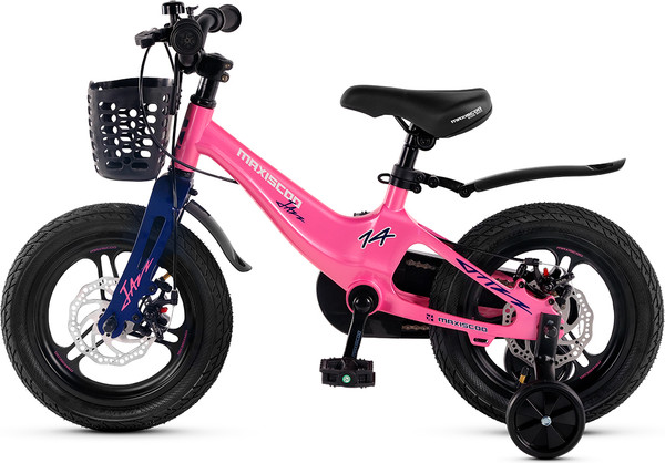 Изображение товара Детский велосипед Maxiscoo Jazz Pro 14 2025 / MSC-J1442P (розовый сапфир, разобранный, в коробке)