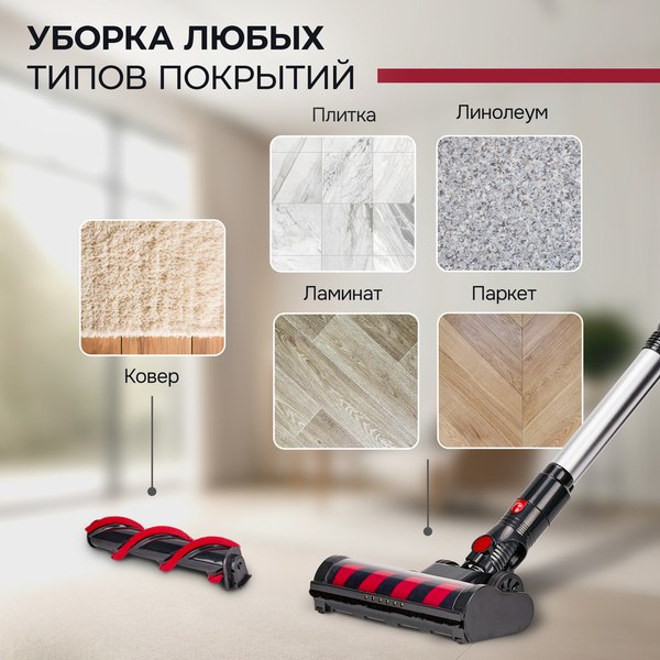 Изображение товара Вертикальный пылесос Evolution Smart Clean VCF2712M