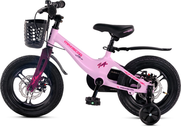 Изображение товара Детский велосипед Maxiscoo Jazz Pro 14 2025 / MSC-J1443P (лавандовый матовый)
