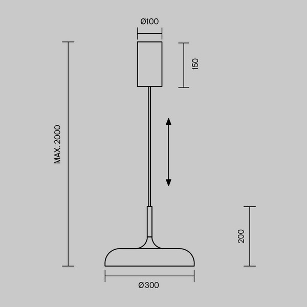 Изображение товара Потолочный светильник Maytoni Gerhard MOD189PL-L30W3K