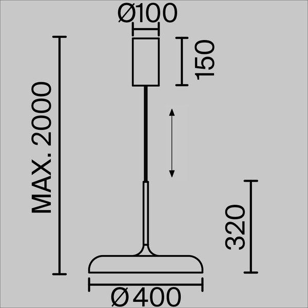 Изображение товара Потолочный светильник Maytoni Gerhard MOD189PL-L39B3K