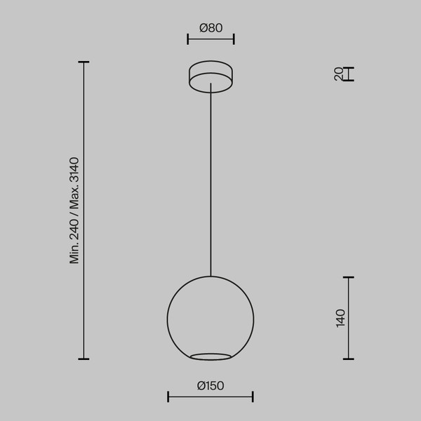 Изображение товара Потолочный светильник Maytoni Glamping MOD437PL-01BG
