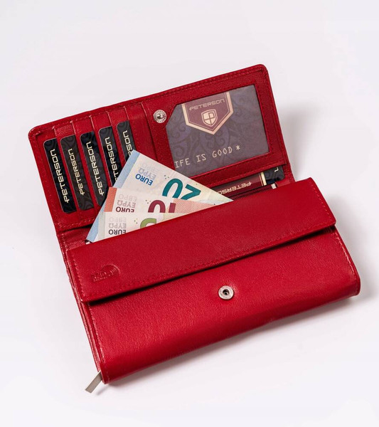 Изображение товара Портмоне Peterson PTN RD-12-GCL (красный)