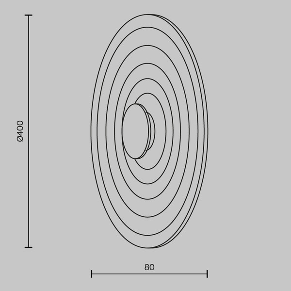 Изображение товара Светильник Maytoni Nami MOD400WL-L5GR3K