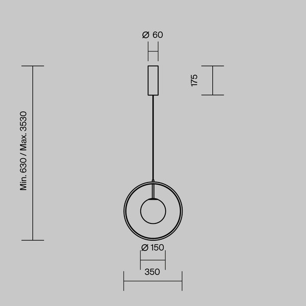 Изображение товара Потолочный светильник Maytoni Paparazzi MOD407PL-L12G3K1