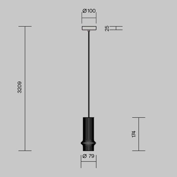 Изображение товара Потолочный светильник Maytoni Pilastro MOD430PL-L5W3K1