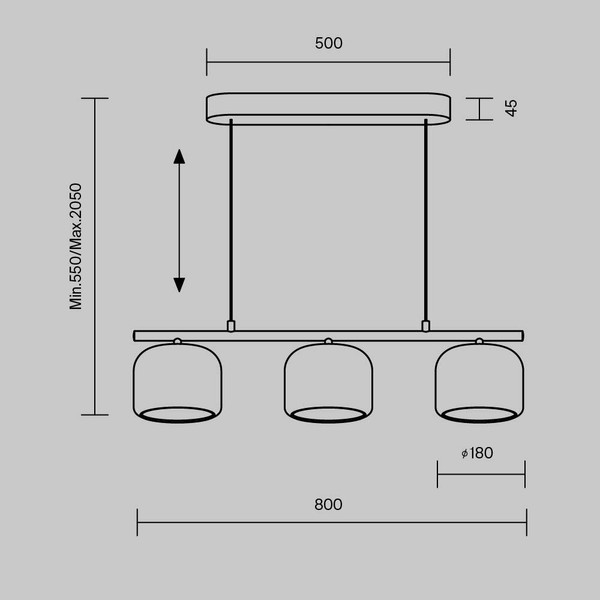 Изображение товара Люстра Maytoni Spirito MOD286PL-L12B3K