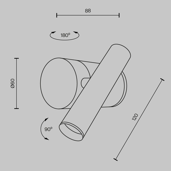 Изображение товара Спот Maytoni Utility MOD433WL-L3BS3K1