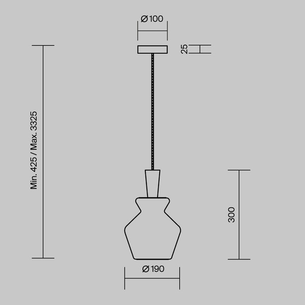Изображение товара Потолочный светильник Maytoni Toys MOD405PL-01W1