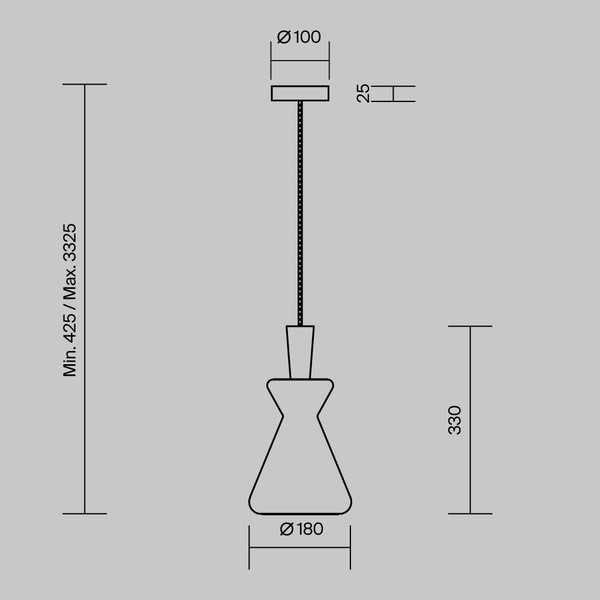 Изображение товара Потолочный светильник Maytoni Toys MOD405PL-01W2