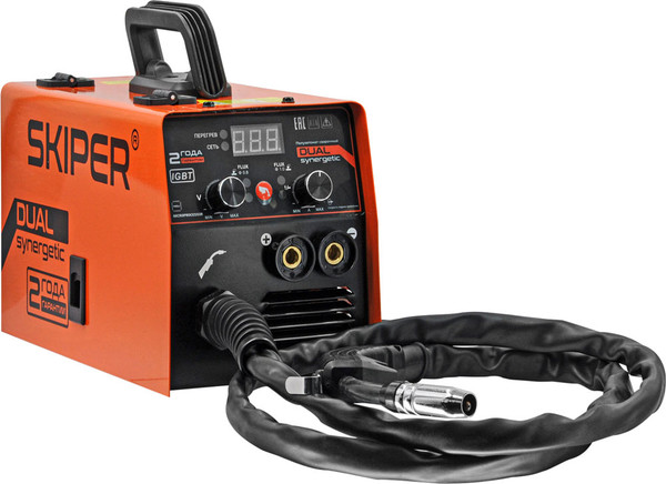 Изображение товара Полуавтомат сварочный Skiper FLUX/MMA-210D-10