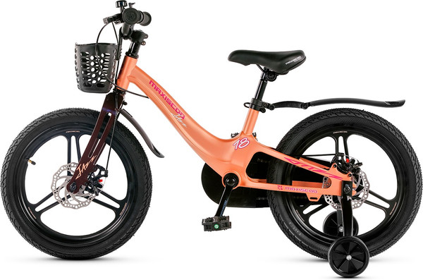 Изображение товара Детский велосипед Maxiscoo Jazz Pro 18 2025 / MSC-J1841P (пудра)