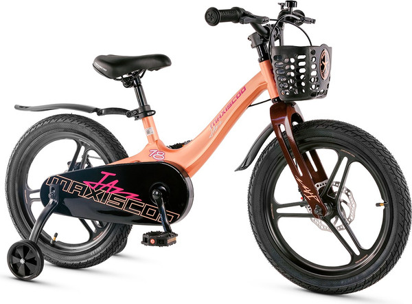 Изображение товара Детский велосипед Maxiscoo Jazz Pro 18 2025 / MSC-J1841P (пудра, разобранный, в коробке)