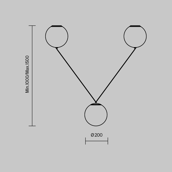 Изображение товара Люстра Maytoni Twins MOD427PL-L30B3K