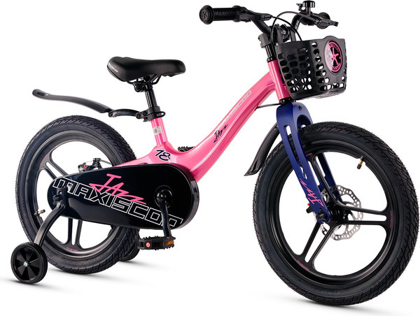 Изображение товара Детский велосипед Maxiscoo Jazz Pro 18 2025 / MSC-J1842P (розовый сапфир, разобранный, в коробке)