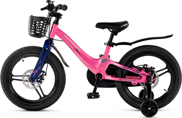 Изображение товара Детский велосипед Maxiscoo Jazz Pro 18 2025 / MSC-J1842P (розовый сапфир, разобранный, в коробке)