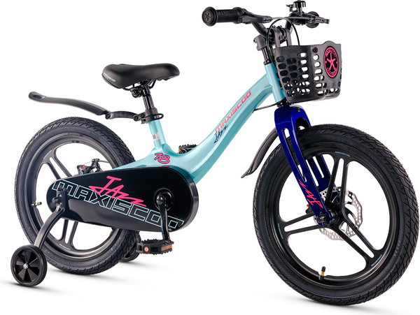 Изображение товара Детский велосипед Maxiscoo Jazz Pro 18 2025 / MSC-J1844P (мятный)