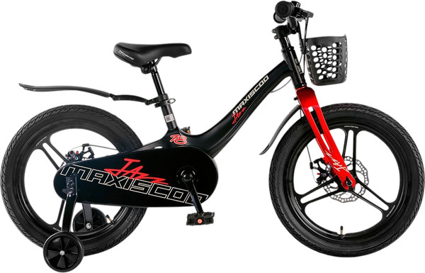 Изображение товара Детский велосипед Maxiscoo Jazz Pro 18 2025 / MSC-J1845P (обсидиан, разобранный, в коробке)