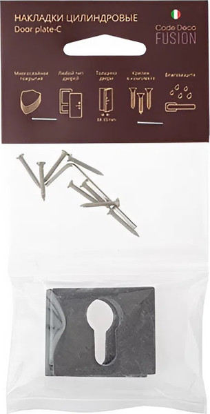 Изображение товара Накладка на цилиндр Code Deco Fusion DP-C-100-GRF