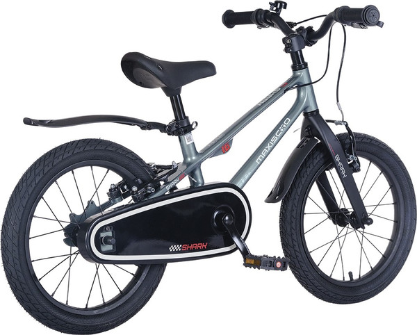 Изображение товара Детский велосипед Maxiscoo Shark Sport 16 2025 / MSC-SH1641 (графит, разобранный, в коробке)