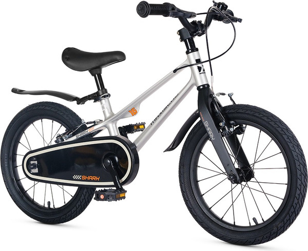 Изображение товара Детский велосипед Maxiscoo Shark Sport 16 2025 / MSC-SH1642 (серый жемчуг)