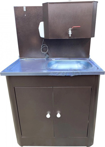 Изображение товара Умывальник для дачи No Brand Дуэт 2-х дверный 500х800 / 554414 (античная медь)